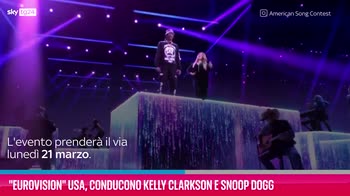 VIDEO Eurovision USA, conducono Kelly Clarkson e Snoop Dogg