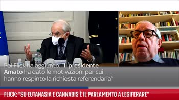 Flick: "Su eutanasia e cannabis il Parlamento deve legiferare"
