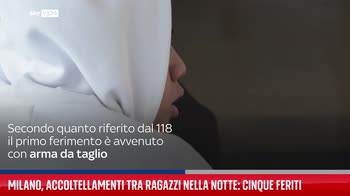 Milano, accoltellamenti tra ragazzi nella notte: cinque feriti