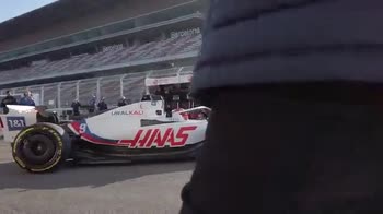 f1 2022 haas filming day