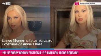 VIDEO Millie Bobby Brown, compleanno con Jacob Bongiovi