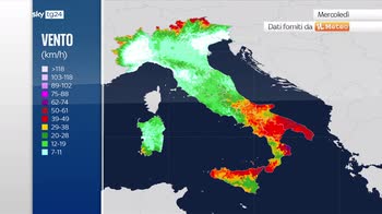 Meteo, Italia con venti da uragano da nord a sud