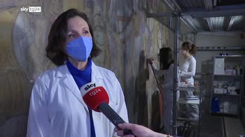 In restauro al Cenacolo la Crocefissione del Montorfano