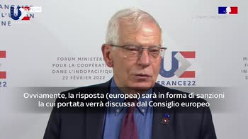 Crisi Ucraina, Borrell: risposta europea saranno sanzioni