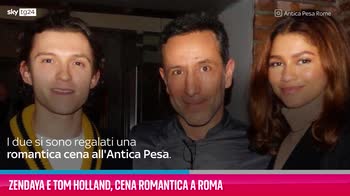 VIDEO Zendaya e Tom Holland, cena romantica a Roma