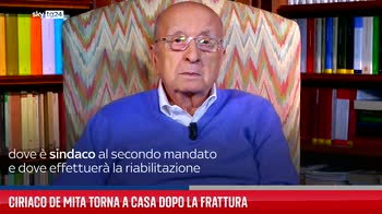 Ciriaco De Mita torna a casa dopo la frattura