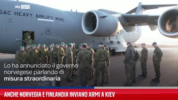 Ucraina, anche Norvegia e Finlandia invieranno armi a Kiev