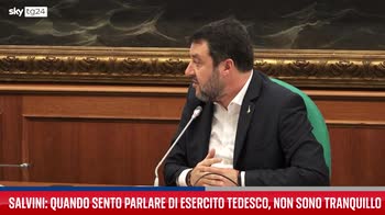 Salvini commenta investimento tedesco di 100 mld in difesa