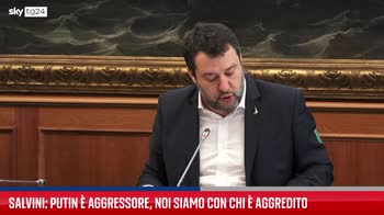 Salvini: "Putin è aggressore, noi stiamo con gli aggrediti"