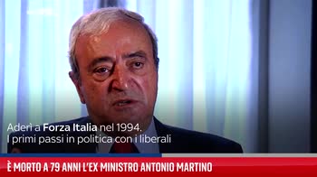 Morto a 79 anni l'ex ministro Antonio Martino