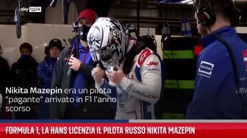 F1, il pilota russo Mazepin licenziato dalla Haas