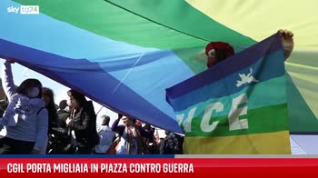 Roma, manifestazione CGIL: "Stop alla guerra in Ucraina"