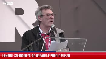 Roma, Landini: solidarietà a Ucraina e popolo russo
