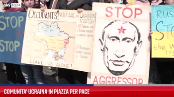 Roma, manifestazione per la pace in Ucraina. VIDEO
