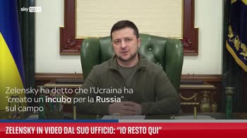 Zelensky:  "Resto a Kiev e non mi nascondo"