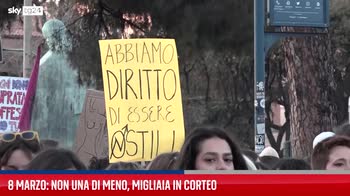 8 marzo, manifestazione Roma organizzata da Non Una di Meno