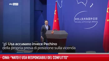 Guerra in Ucraina, Cina: ?Nato e Usa responsabili del conflitto?