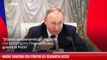 Guerra in Ucraina, nuove sanzioni Usa contro oligarchi russi