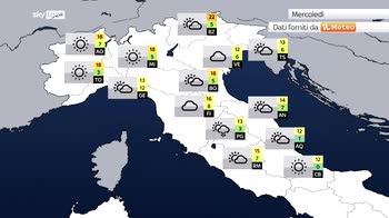 Meteo: migliora al sud, nessuna pioggia fino al 18