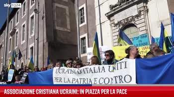 Associazione cristiana ucraini in piazza a Roma per la pace