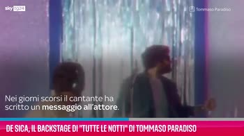 VIDEO De Sica, il backstage di Tutte le notti di Paradiso