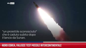 Nord Corea, fallisce test missile intercontinentale