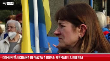 Comunità ucraina in piazza a Roma: "Fermate la guerra"