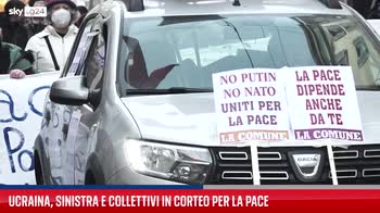 Milano, manifestazione di collettivi per la pace in Ucraina