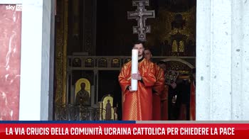 Roma, via crucis della comunità ucraina a Santa Sofia