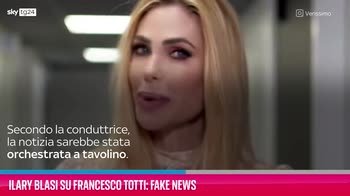 VIDEO Ilary Blasi su Francesco Totti: fake news