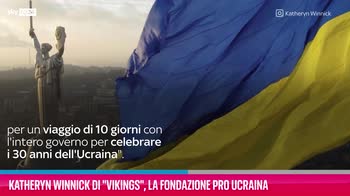 VIDEO Katheryn Winnick di Vikings, la fondazione pro Ucrain