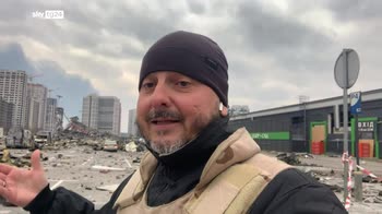Guerra in Ucraina, Sky Tg24 nel centro commerciale distrutto a Kiev