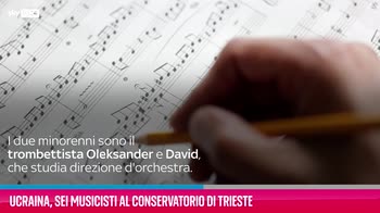 VIDEO Ucraina, sei musicisti al conservatorio di Trieste