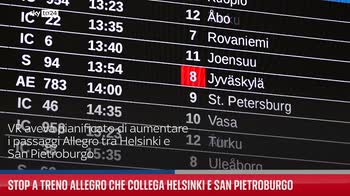 Ucraina, stop a treno Allegro da Helsinki a San Pietroburgo