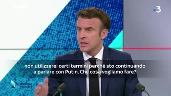 Macron: non alimentare escalation di parole n� di azioni