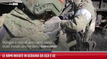 Le armi inviate in Ucraina da Usa e Ue
