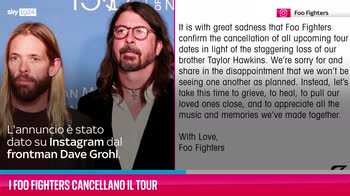 VIDEO I Foo Fighters cancellano il tour