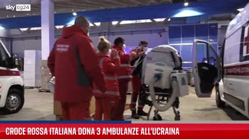 Croce Rossa Italia dona 3 ambulanze a Croce Rossa Ucraina