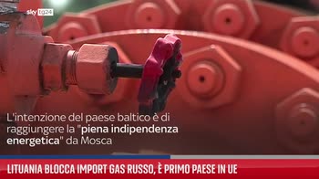 Lituania blocca import gas russo, � primo Paese in Ue