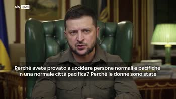 Zelensky: madri russe vedano quanto accaduto a Bucha