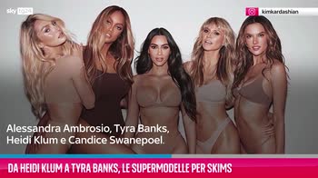 VIDEO Da Heidi Klum a Tyra Banks, le supermodelle per SKIMS