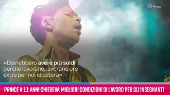 VIDEO A 11 anni, Prince parlava a favore degli insegnanti