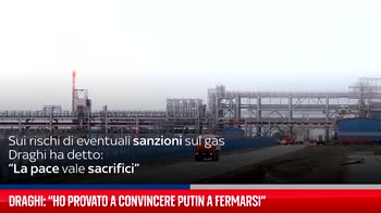 Draghi: "Ho provato a convincere Putin a fermarsi"