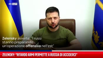 Zelensky: "I russi preparano offensiva nell'est"