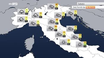 Meteo, maltempo da gioved� a sabato con piogge e vento