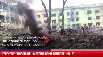 Guerra in Ucraina, Zelensky: situazione a Mariupol pi� dura che mai