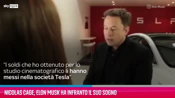 VIDEO Nicolas Cage, Elon Musk ha infranto il suo sogno