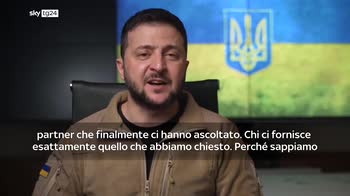 guerra in ucraina, Zelensky: arrivate le armi richieste