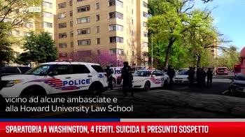 Sparatoria a Washington, 4 feriti. Suicida il presunto sospetto