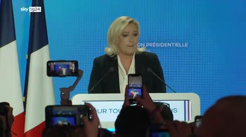Elezioni in Francia, il discorso della sconfitta Marine Le Pen